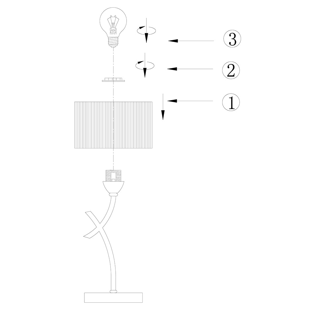 Justina Antique Brass Table Lamp