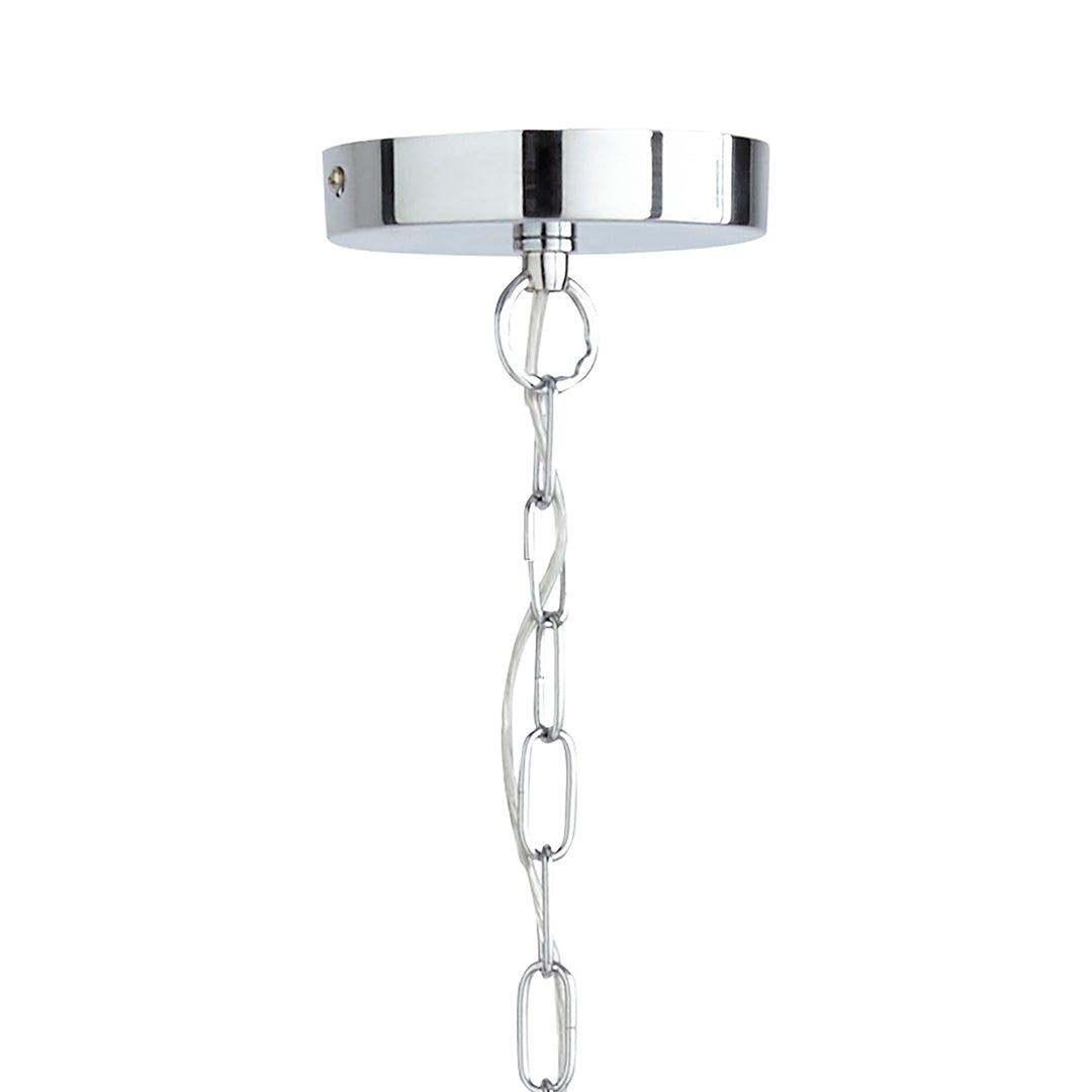 Jimena 3 Light Polished Chrome Pendant Ceiling Light