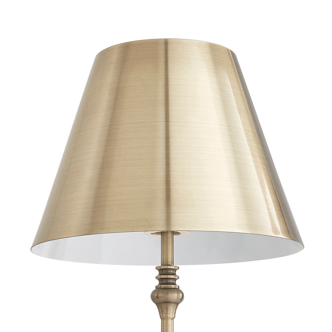 Lustre Antique Brass Rechargeable Table Lamp