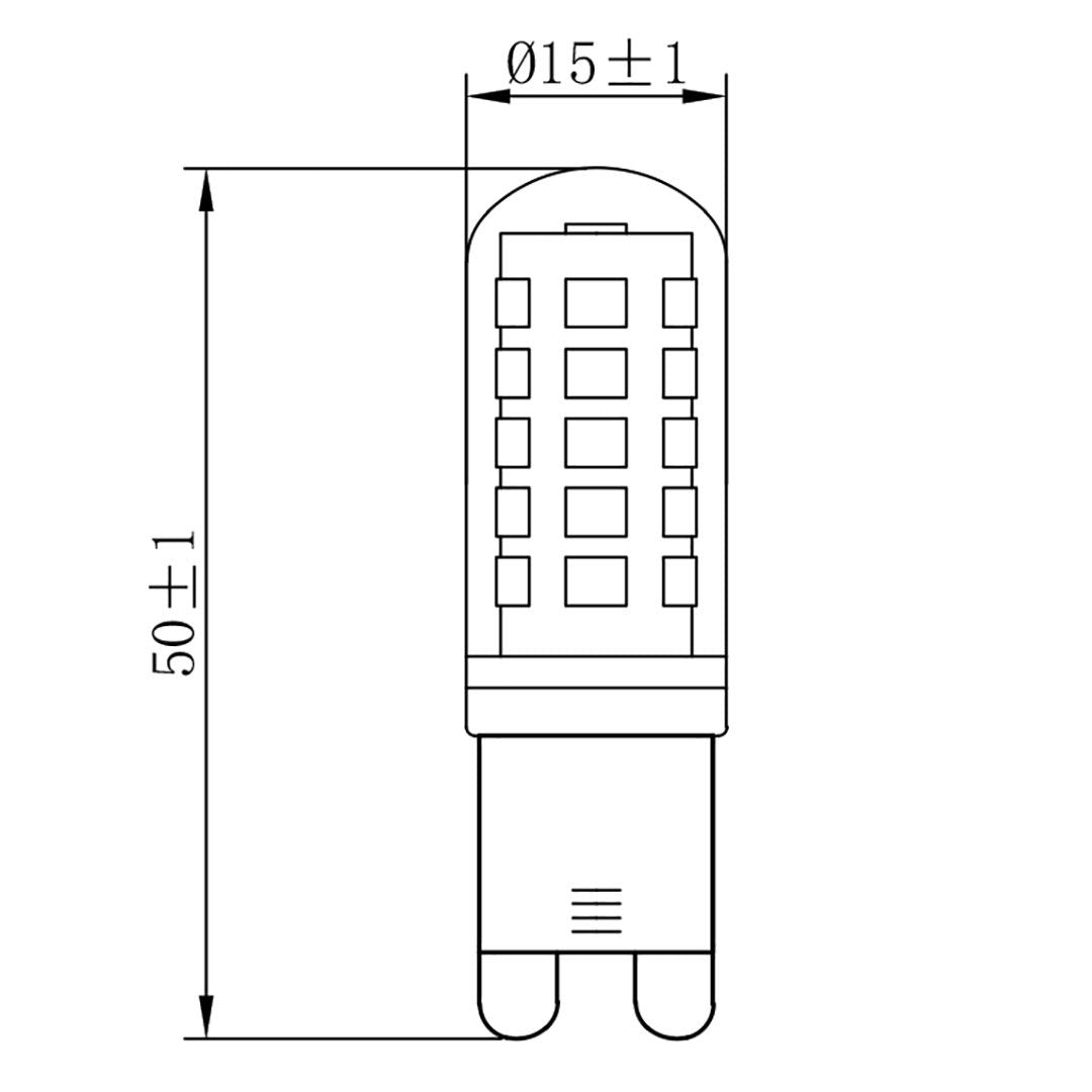 G9 LED 3W Warm White Light Bulb