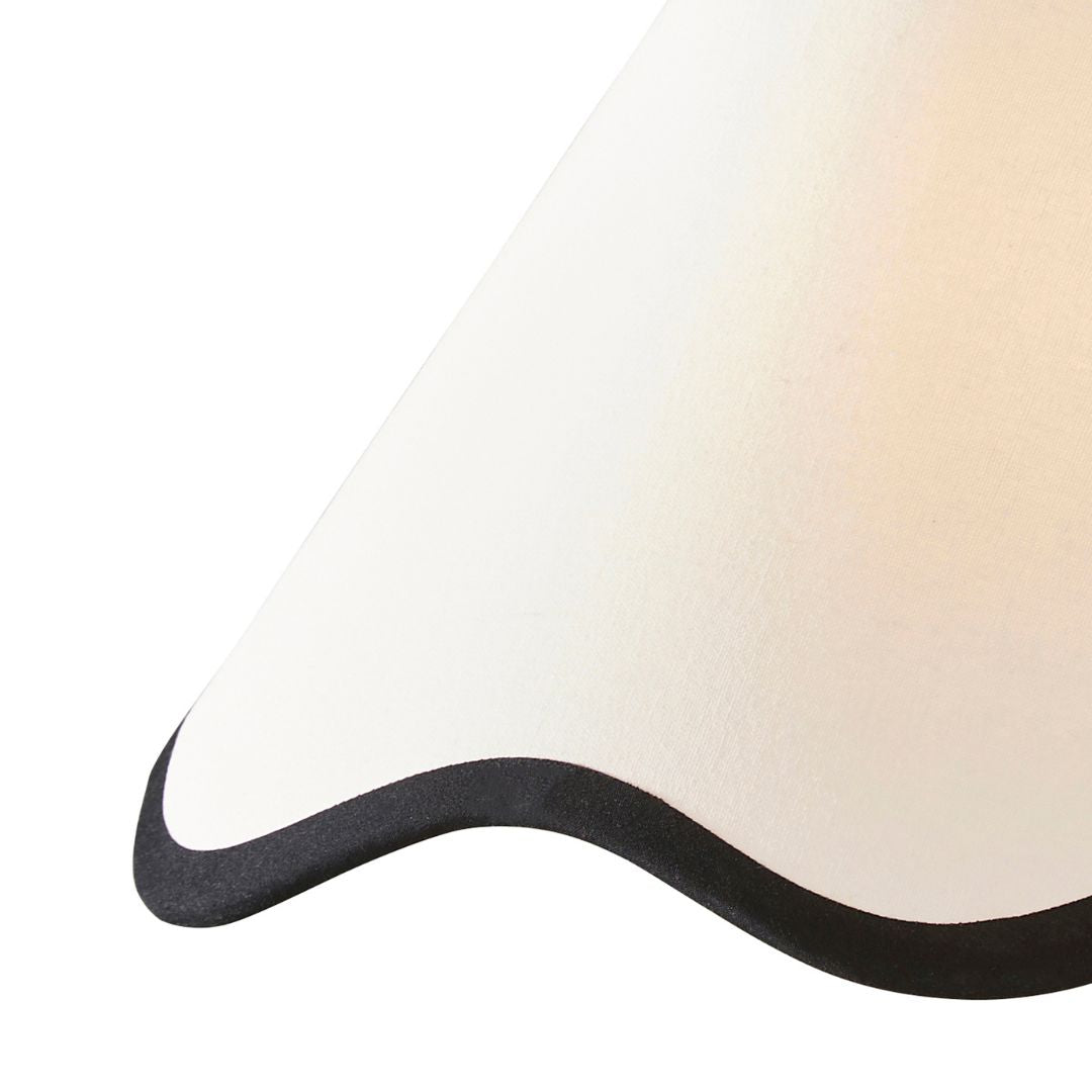 Ripple Shade Off White And Black 32Cm