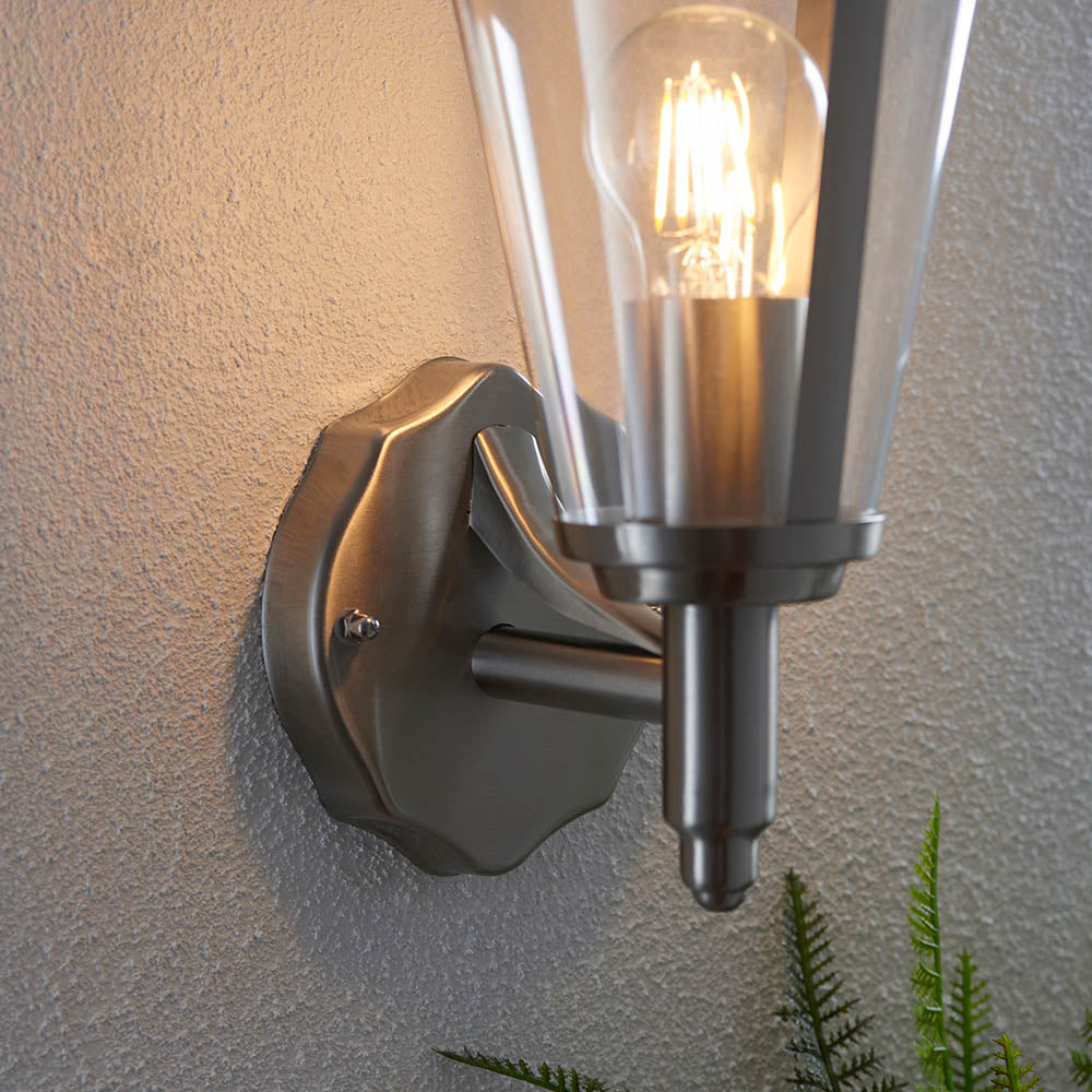 Toledo Stainless Steel Outdoor Wall Light