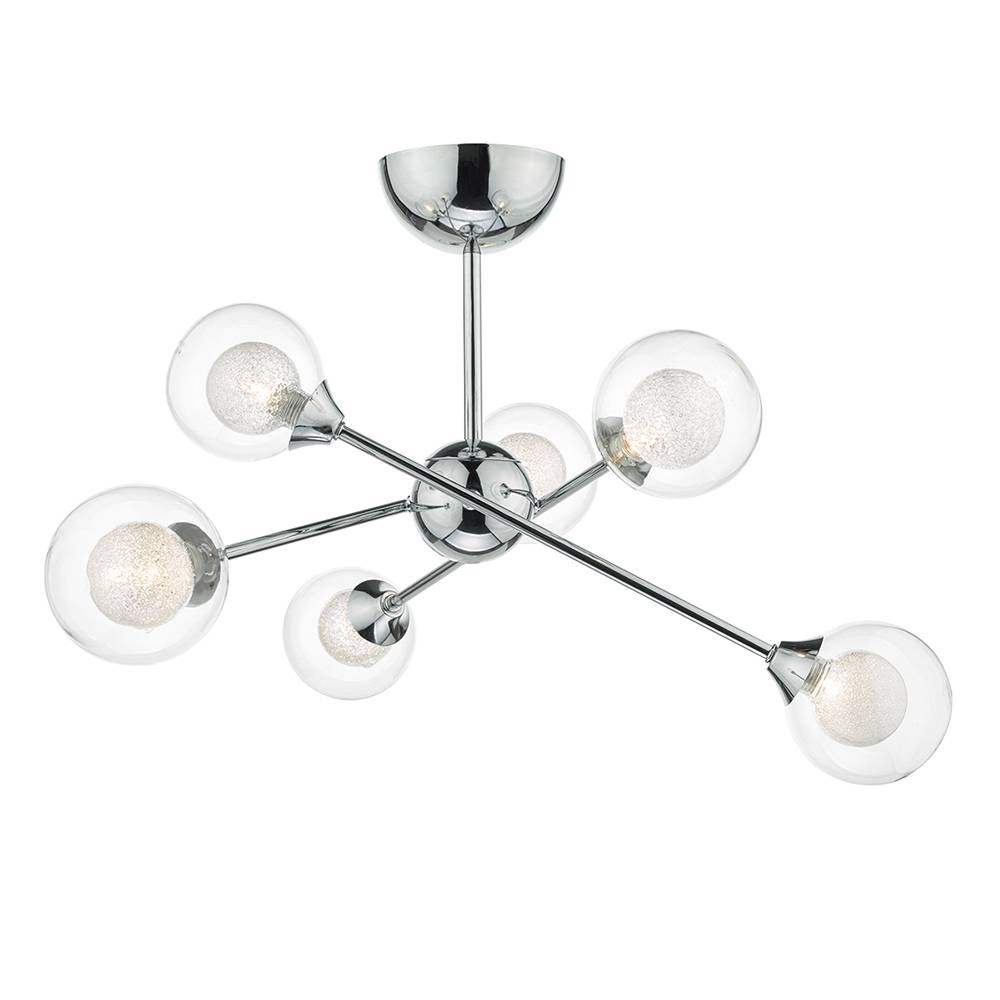 Zeke 6 Light Semi-Flush Ceiling Light