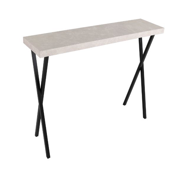 Brito Grey Marble Console Table