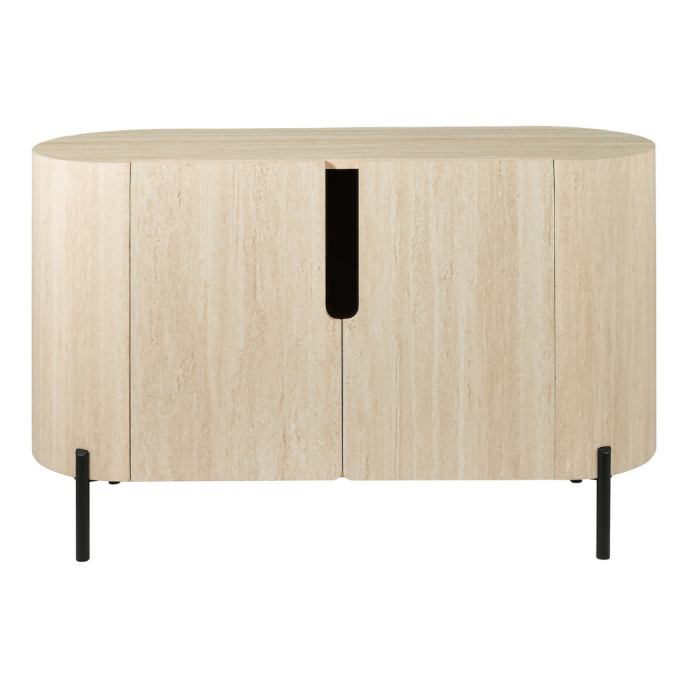 Ioana Small Travertine Effect Cabinet