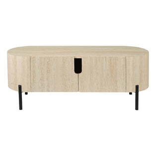 Ioana Large Travertine Effect Cabinet