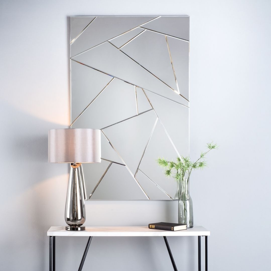Lecce Rectangular Shatter Effect Mirror