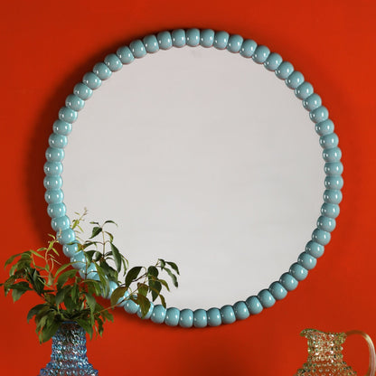 Ruan Round Mirror Blue