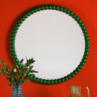 Ruan Round Mirror Green