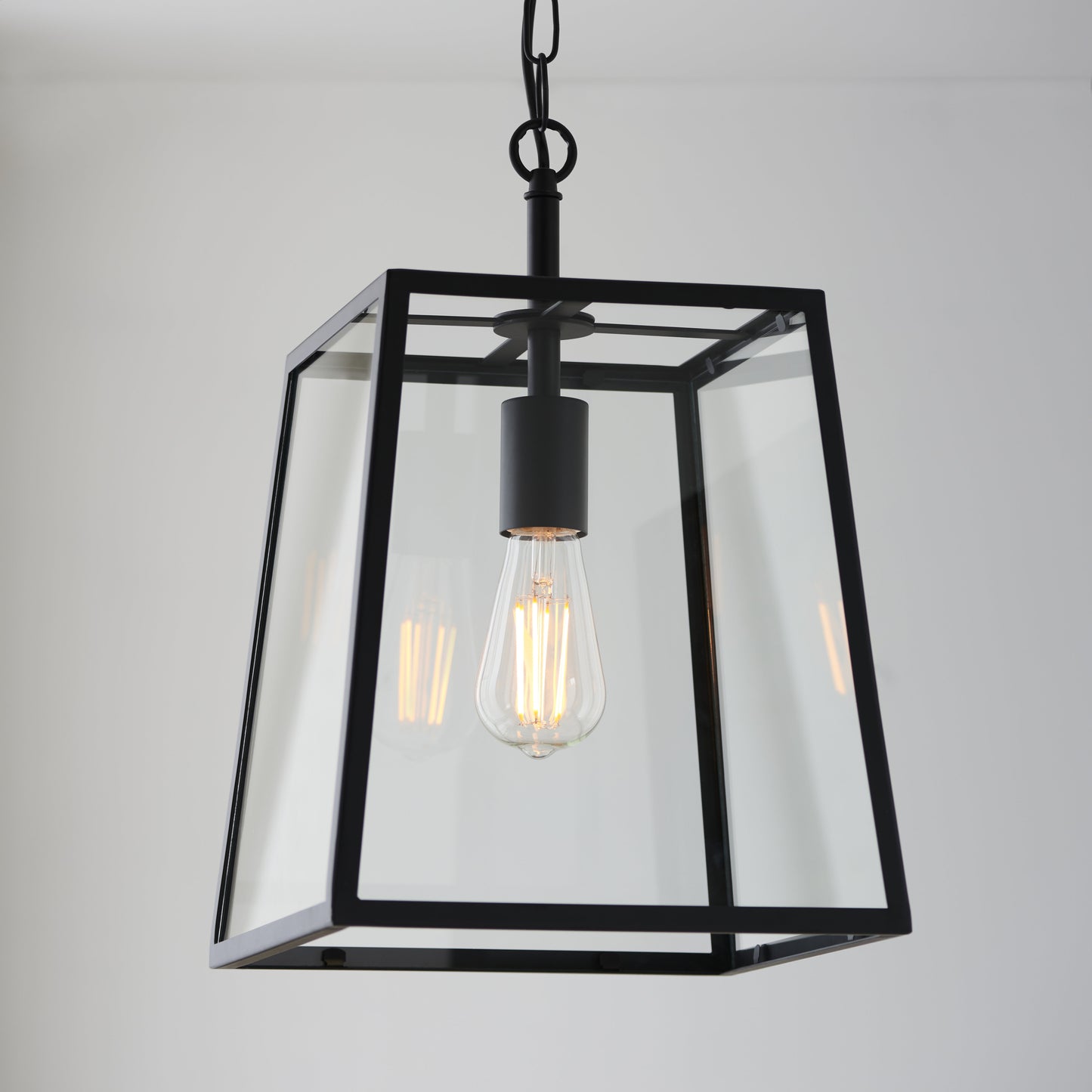 Hurst 1 Light Pendant Black