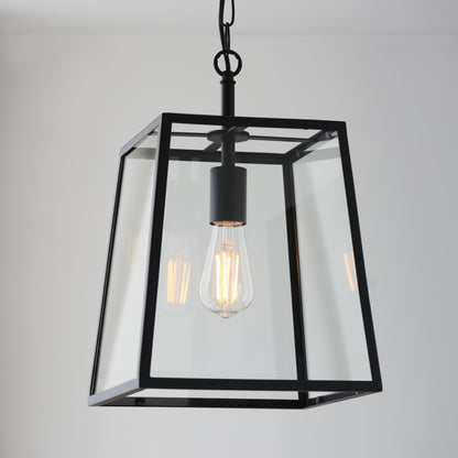 Hurst 1 Light Pendant Black