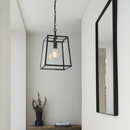 Hurst 1 Light Pendant Black