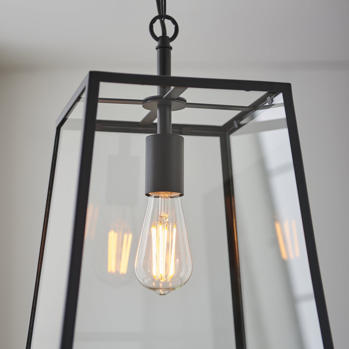 Hurst 1 Light Pendant Black