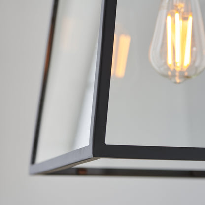 Hurst 1 Light Pendant Black
