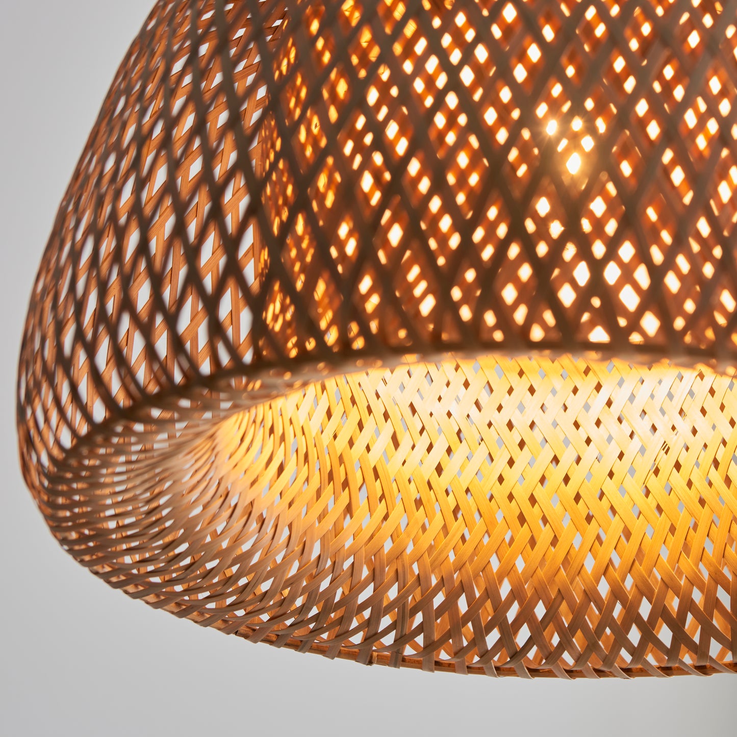 Bali Woven Bamboo Small Pendant Ceiling Light