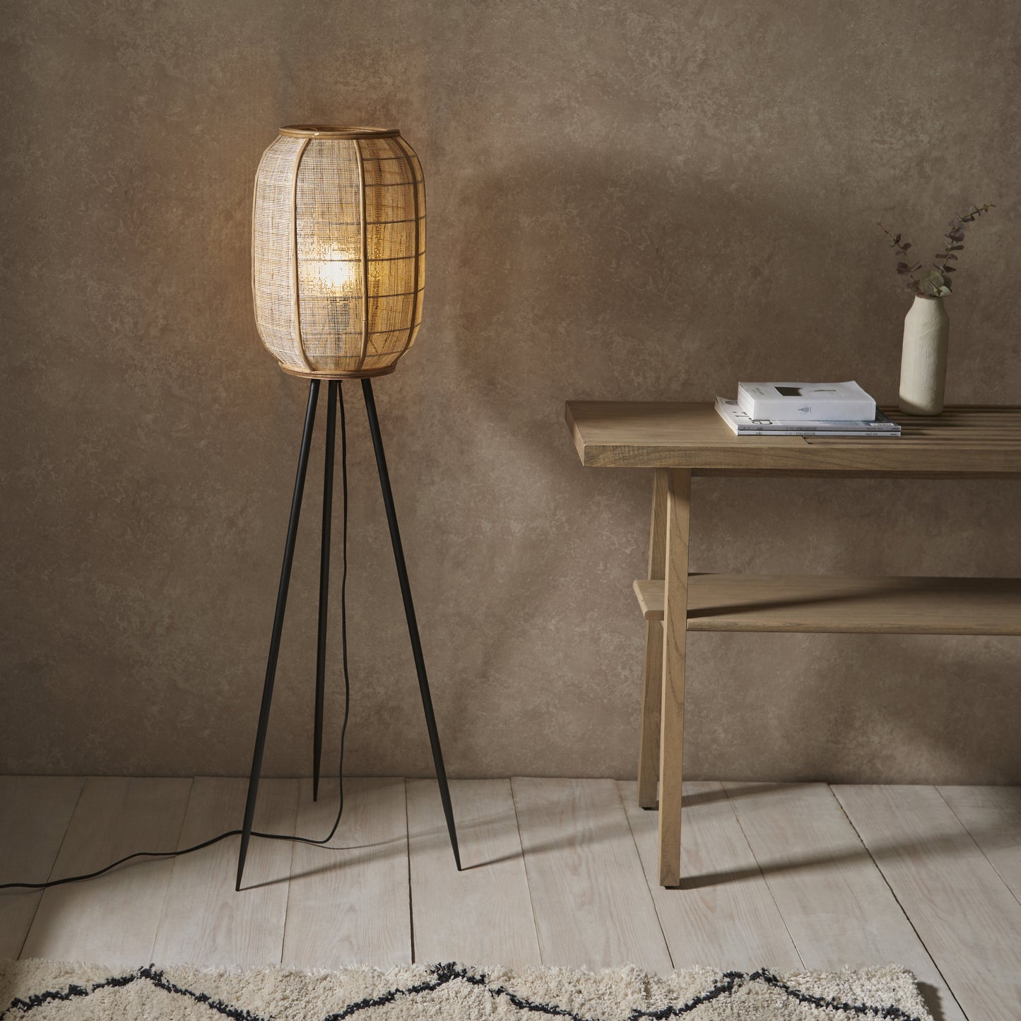 Zaire Floor Lamp Natural