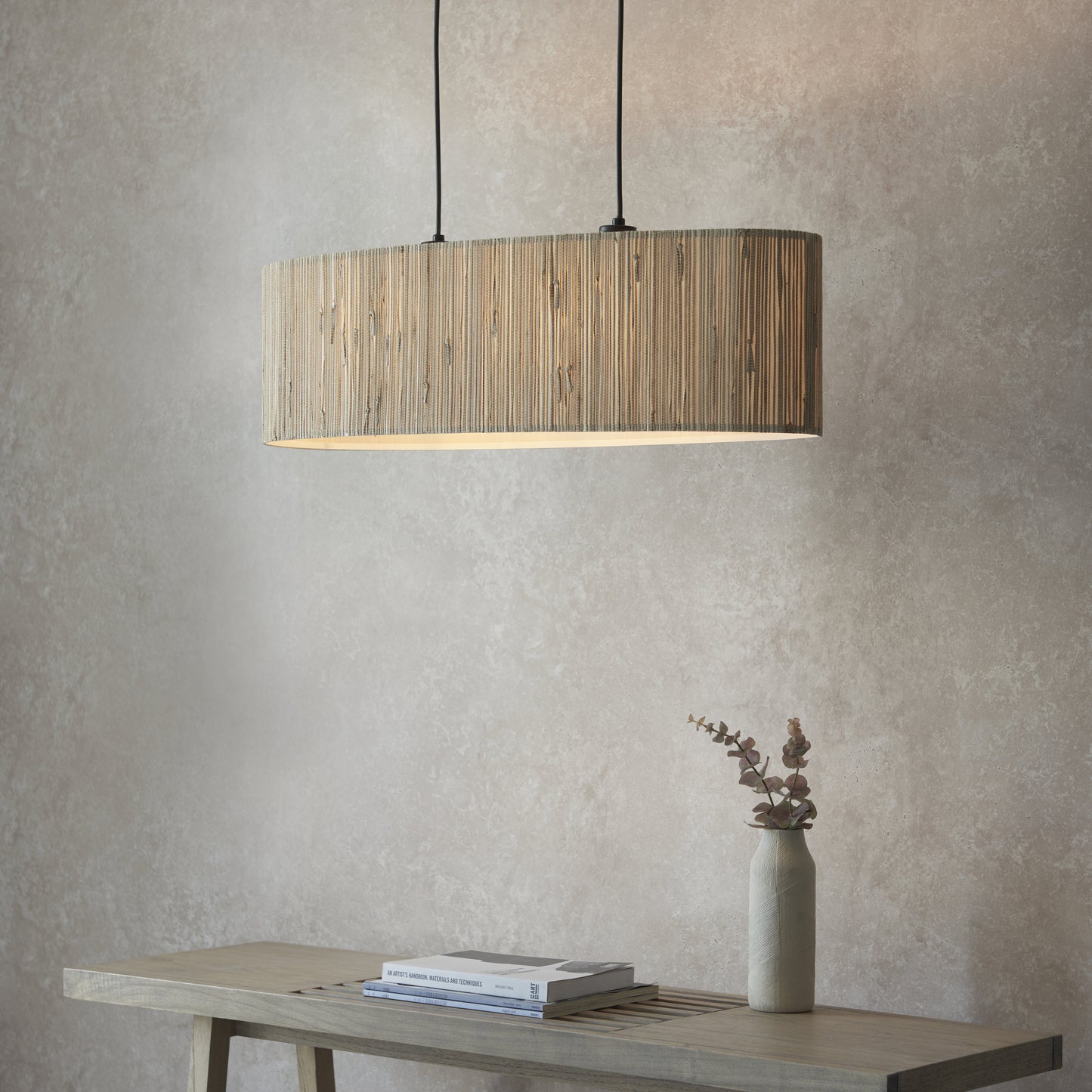 Longshore 2 Light Linear Pendant Natural