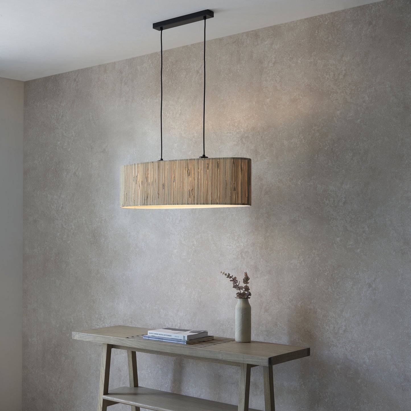 Longshore 2 Light Linear Pendant Natural