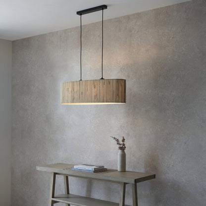 Longshore 2 Light Linear Pendant Natural