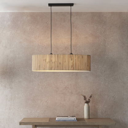 Longshore 2 Light Linear Pendant Natural