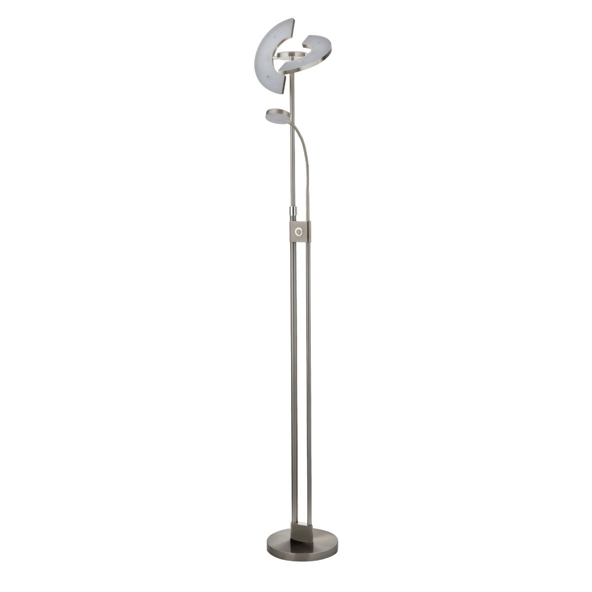 Gio LED Polished Chrome Floor Lamp