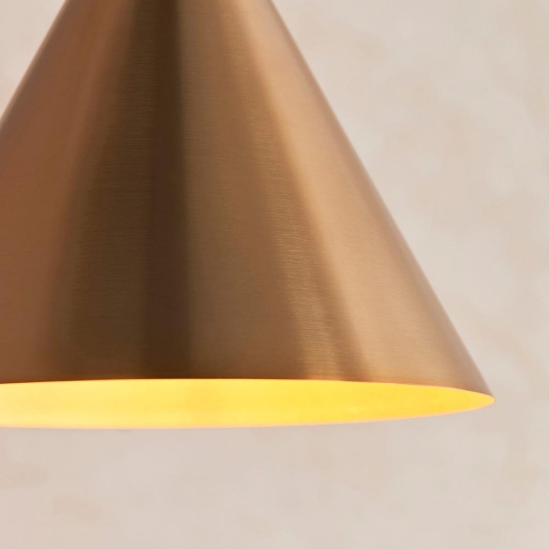 Cape Antique Brass Pendant Ceiling Light