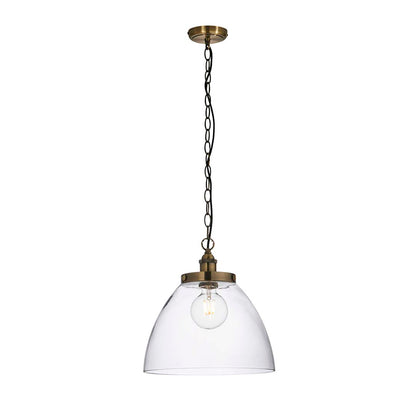 Hansen Antique Brass Grand Pendant Ceiling Light