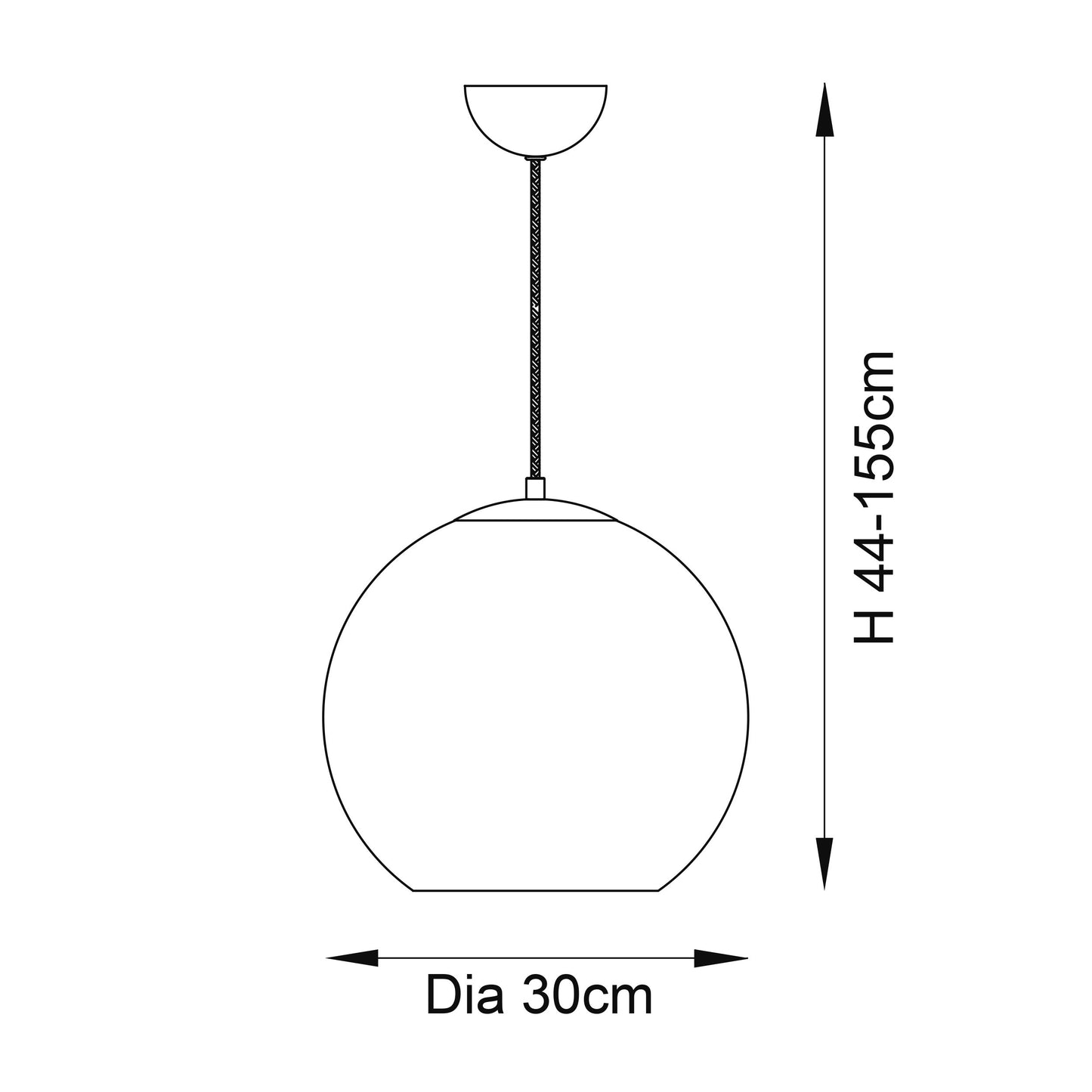 Boli Pendant Copper Black