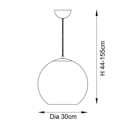 Boli Pendant Copper Black