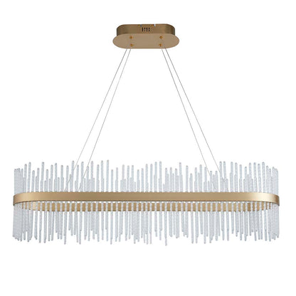Virbrook LED Gold Linear Pendant Ceiling Light