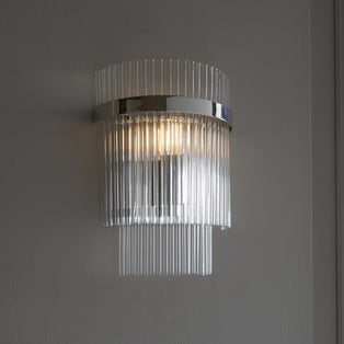 Marietta Wall Light Bright Nickel