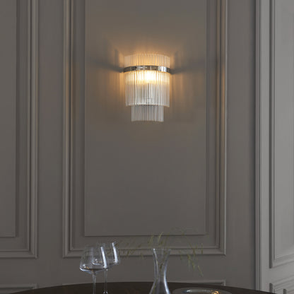 Marietta Wall Light Bright Nickel