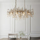 Nightingale 6 Light Gold Ceiling Pendant Bar