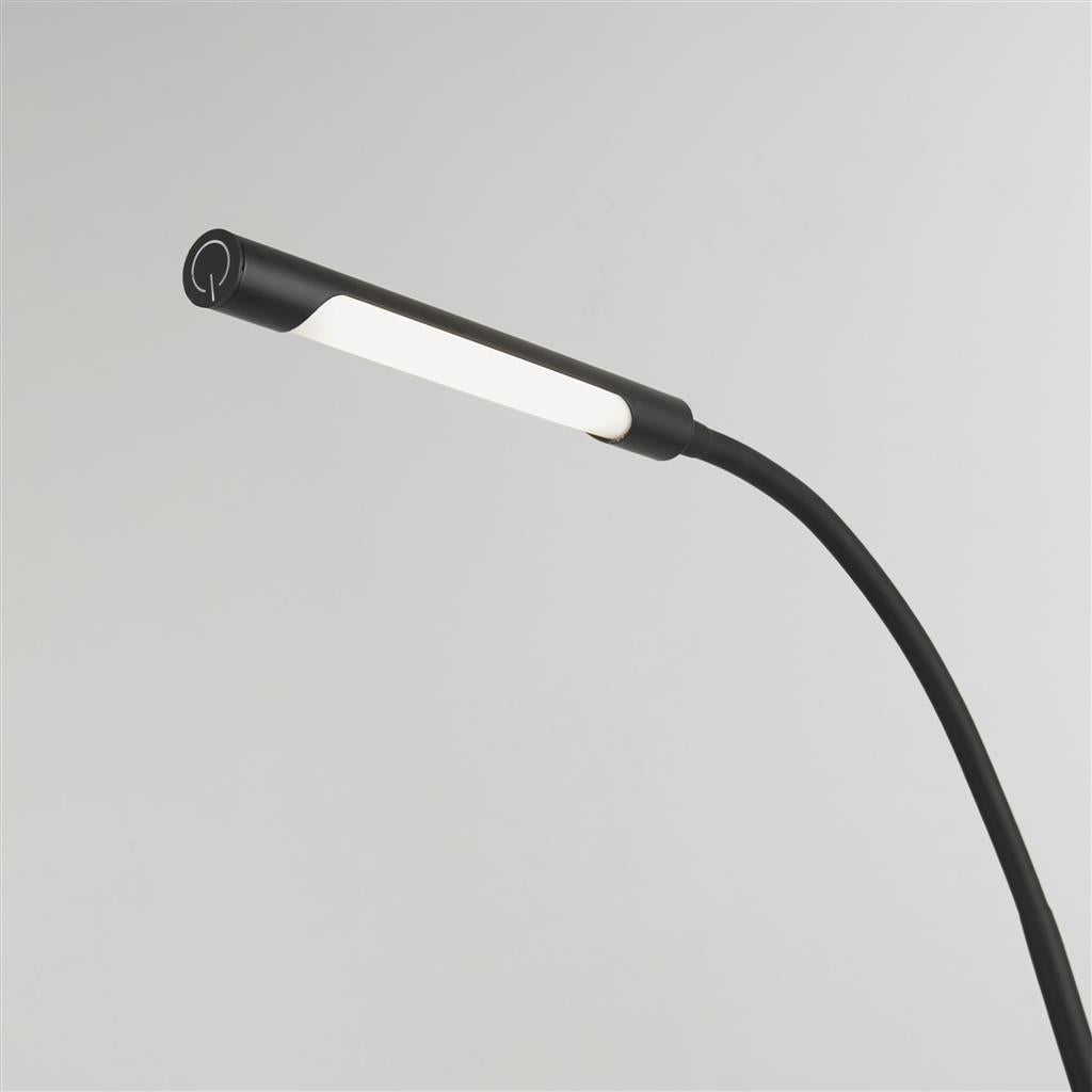 Plume Black Rechargeable LED Floor Lamp