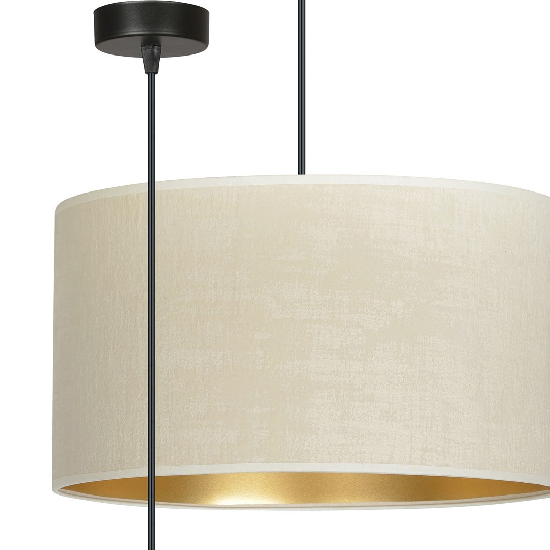 Hilde 1 Light Pendant Black & White