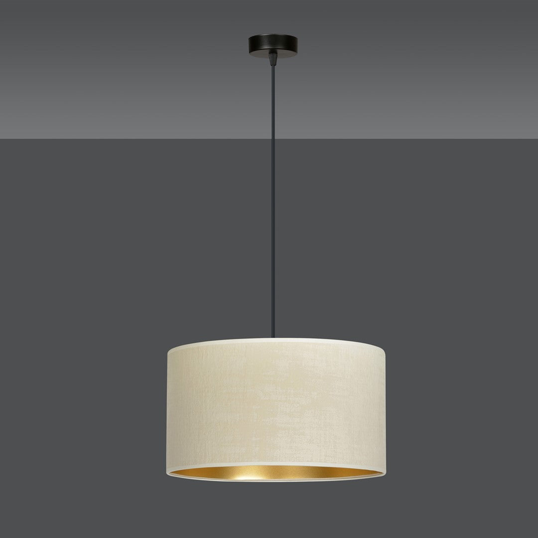 Hilde 1 Light Pendant Black & White
