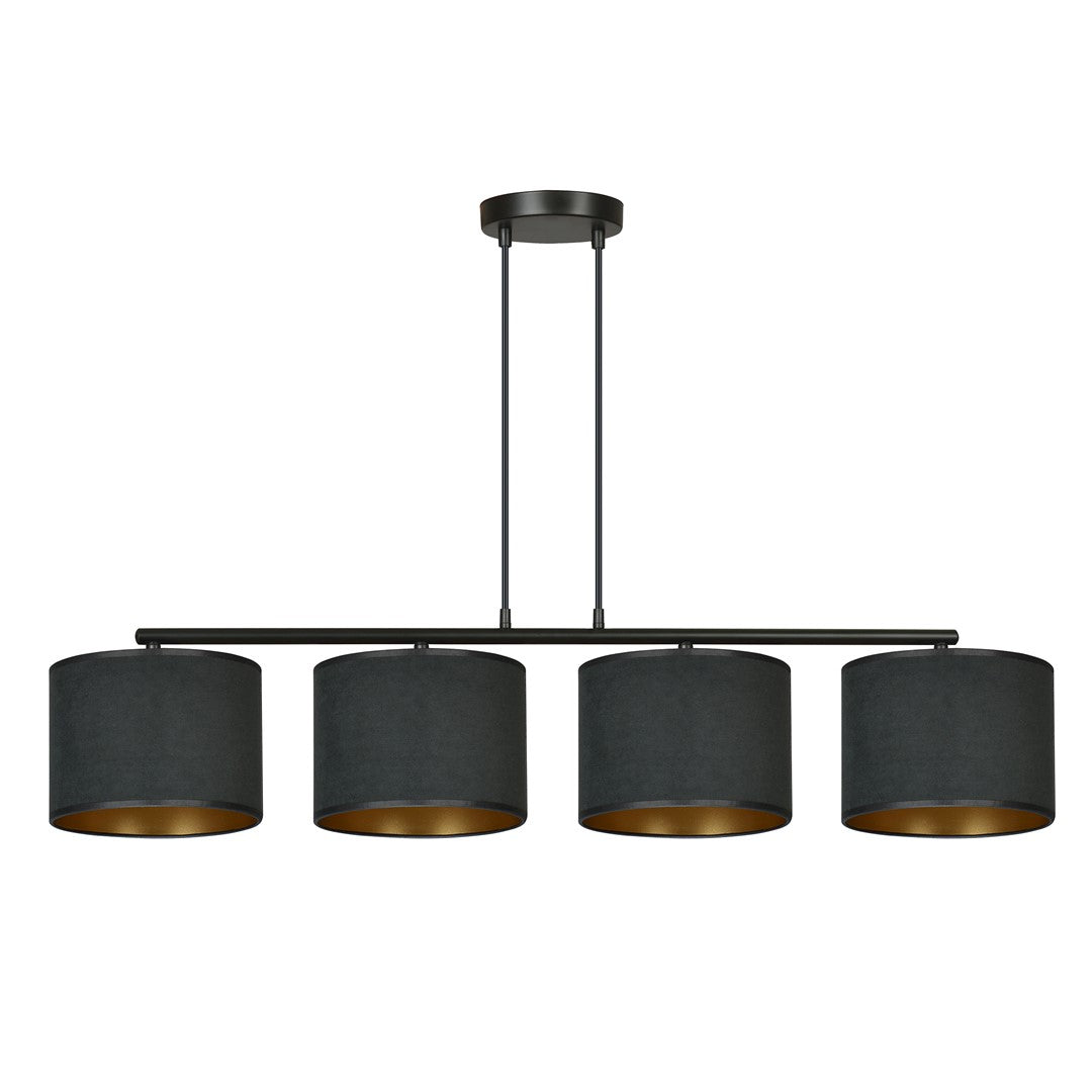 Hilde 4 Light Pendant Black