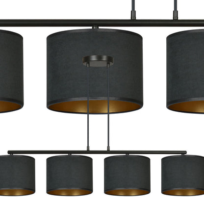 Hilde 4 Light Pendant Black