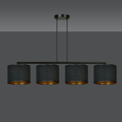 Hilde 4 Light Pendant Black