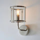 Hopton 1 Light Silver Wall Light