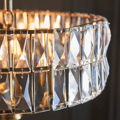 Clifton 3-Light Antique Brass Small Pendant