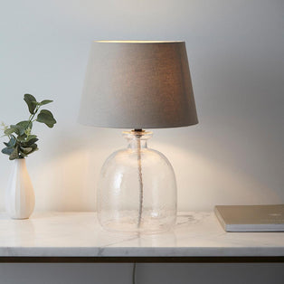 Lyra & Cici Glass Table Lamp