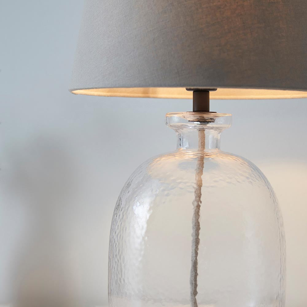 Lyra & Cici Glass Table Lamp