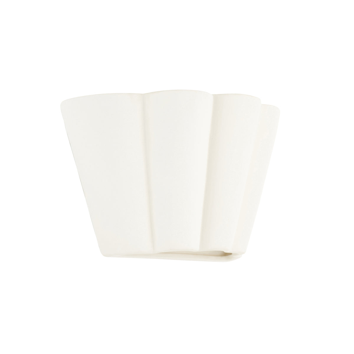 Babylon Scalloped Ceramic Wall Washer Light