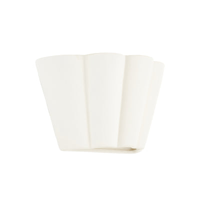 Babylon Scalloped Ceramic Wall Washer Light