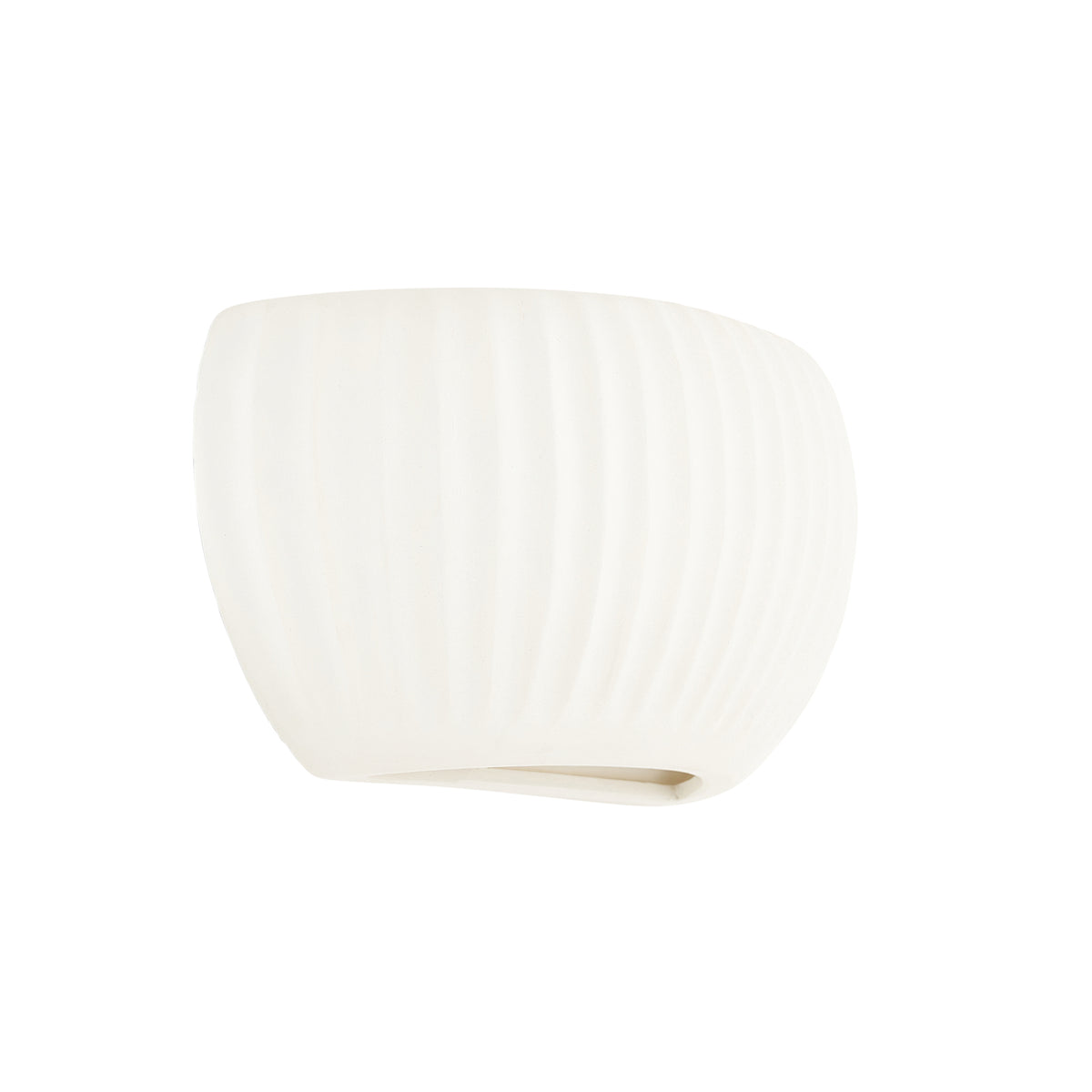 Witham Ribbed Ceramic Wall Washer Light