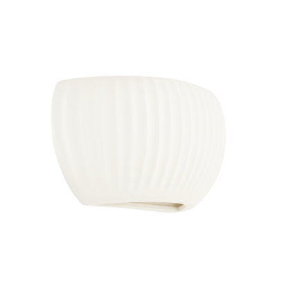 Witham Ribbed Ceramic Wall Washer Light
