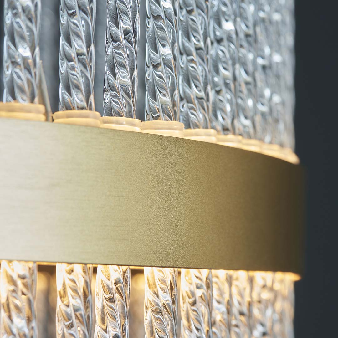 Virbrook Gold Medium LED Pendant Ceiling Light