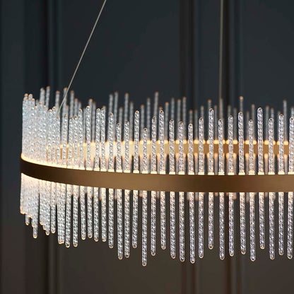 Virbrook Extra Large Gold LED Pendant Ceiling Light