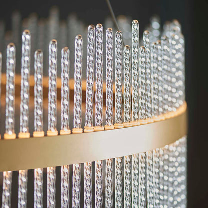 Virbrook Extra Large Gold LED Pendant Ceiling Light